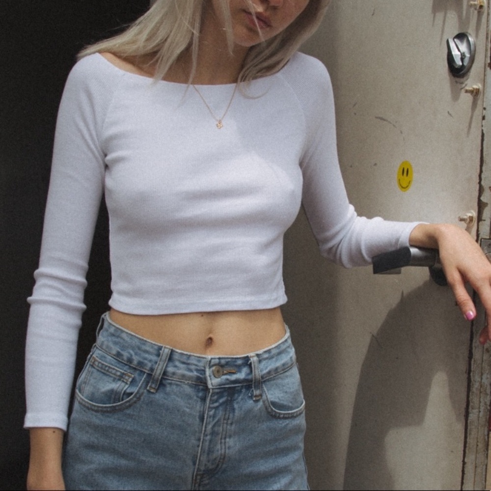 Brandy White Long-sleeve